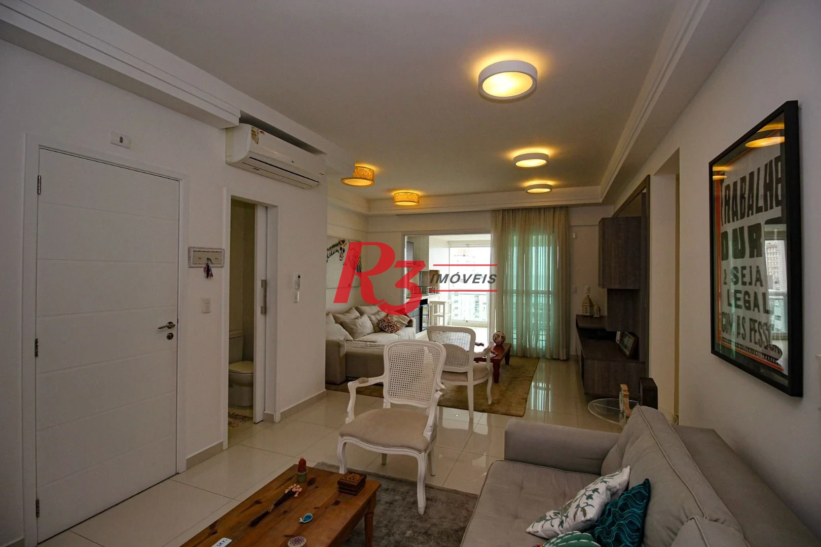Apartamento para alugar, 158 m² por R$ 16.500,02/mês - Aparecida - Santos/SP