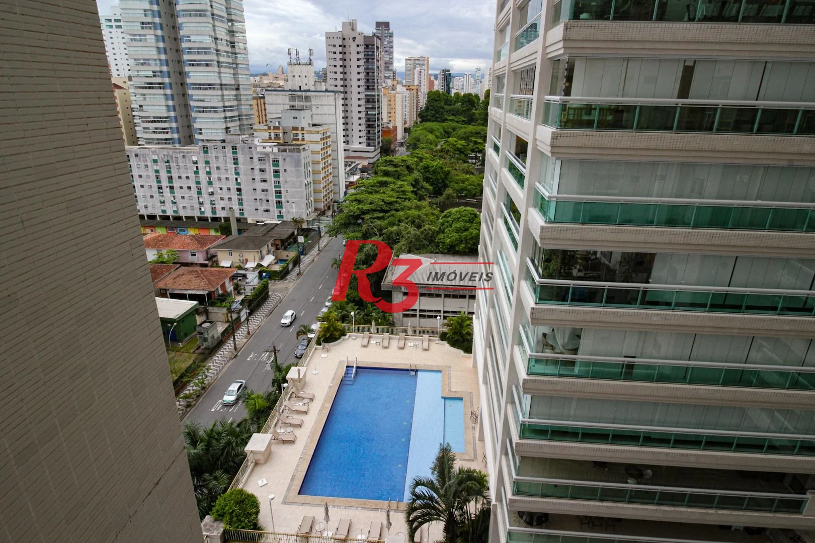 Apartamento para alugar, 158 m² por R$ 16.500,02/mês - Aparecida - Santos/SP