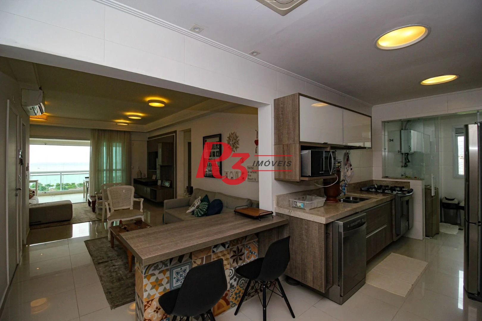 Apartamento para alugar, 158 m² por R$ 16.500,02/mês - Aparecida - Santos/SP
