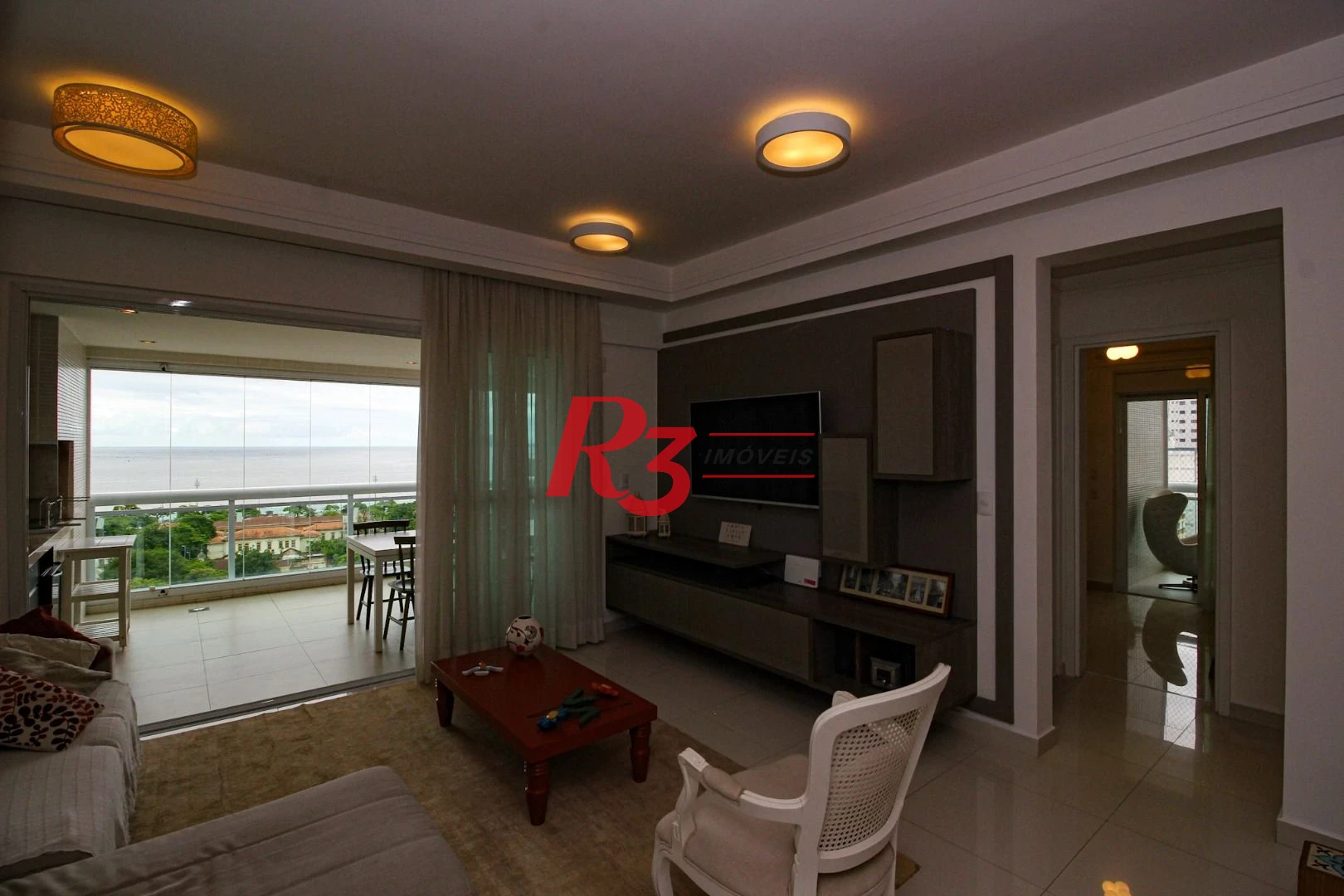 Apartamento para alugar, 158 m² por R$ 16.500,02/mês - Aparecida - Santos/SP