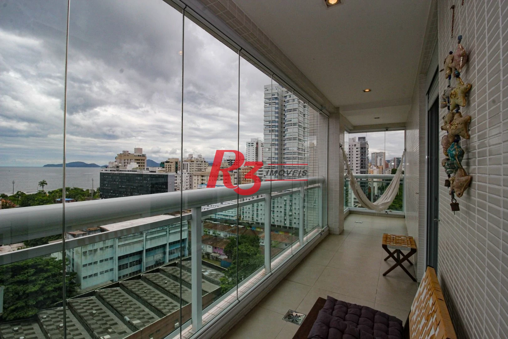 Apartamento para alugar, 158 m² por R$ 16.500,02/mês - Aparecida - Santos/SP