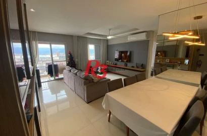 Apartamento com 2 dormitórios à venda, 82 m² por R$ 725.000,00 - Estuário - Santos/SP