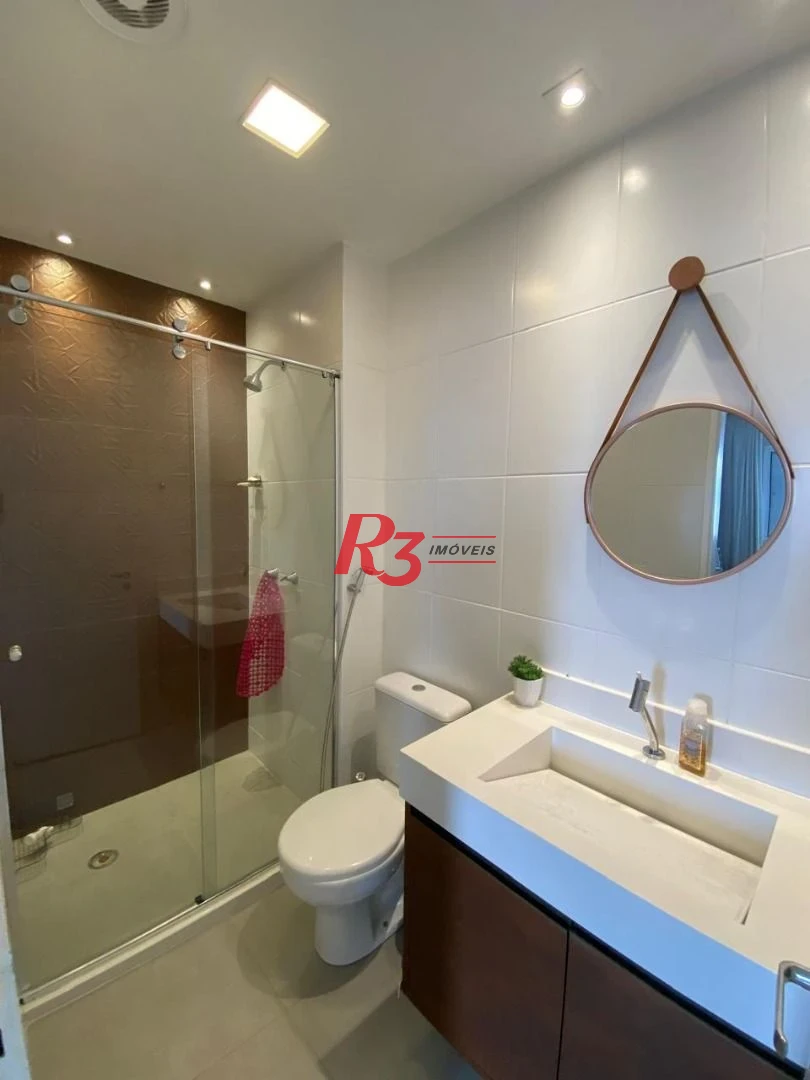 Apartamento com 2 dormitórios à venda, 82 m² por R$ 725.000,00 - Estuário - Santos/SP