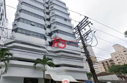 Sala, 56 m² - venda por R$ 400.000,00 ou aluguel por R$ 3.400,00/mês - Pompéia - Santos/SP