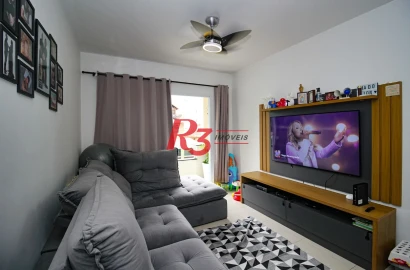 Casa com 3 dormitórios à venda, 165 m² por R$ 1.250.000,00 - Aparecida - Santos/SP