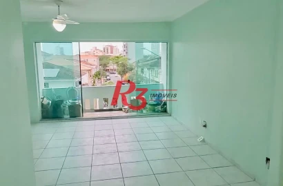 Apartamento à venda, 120 m² por R$ 490.000,00 - Boqueirão - Santos/SP