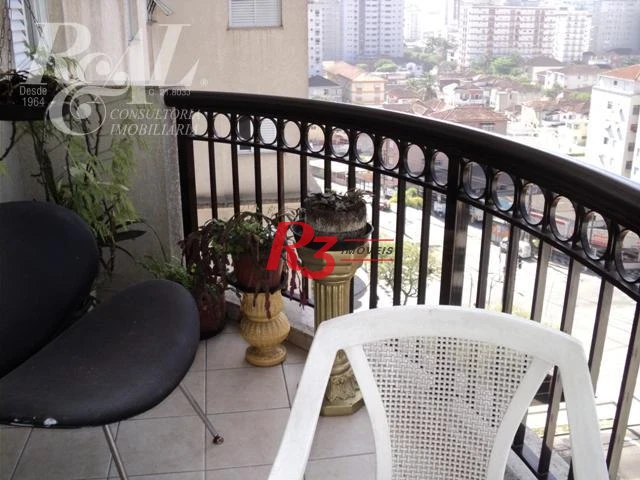Apartamento à venda, 83 m² por R$ 1.020.000,00 - José Menino - Santos/SP