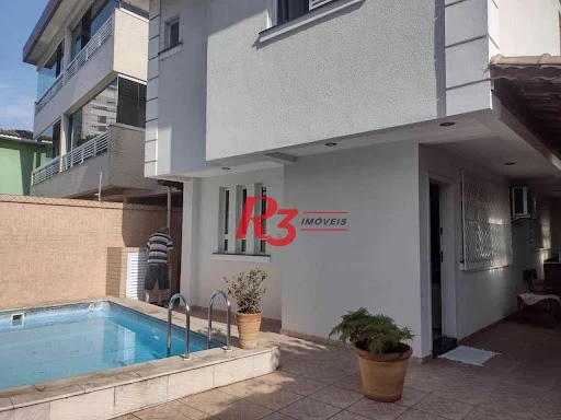 Sobrado com 3 dormitórios à venda, 100 m² por R$ 1.710.000,00 - Aparecida - Santos/SP