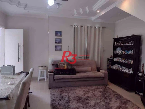 Sobrado com 3 dormitórios à venda, 100 m² por R$ 1.710.000,00 - Aparecida - Santos/SP