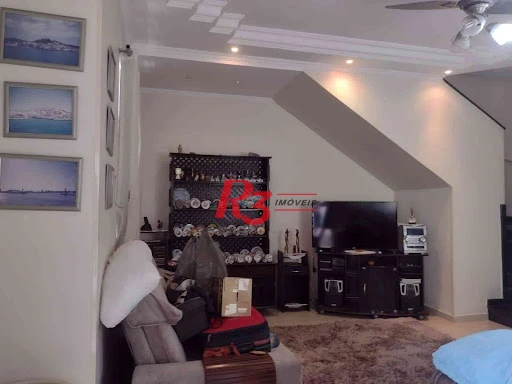 Sobrado com 3 dormitórios à venda, 100 m² por R$ 1.710.000,00 - Aparecida - Santos/SP