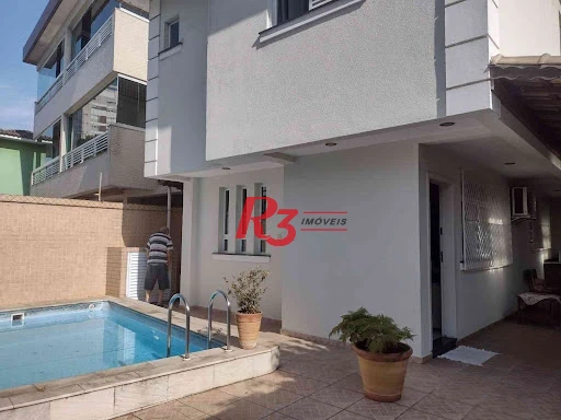 Sobrado com 3 dormitórios à venda, 100 m² por R$ 1.710.000,00 - Aparecida - Santos/SP