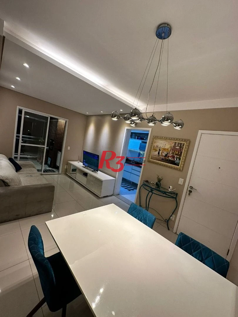 Apartamento com 3 dormitórios à venda, 87 m² por R$ 1.200.000,00 - Pompéia - Santos/SP