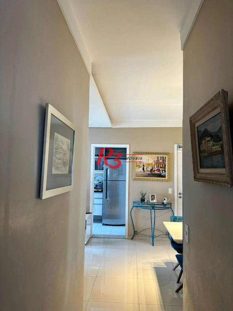 Apartamento com 3 dormitórios à venda, 87 m² por R$ 1.200.000,00 - Pompéia - Santos/SP