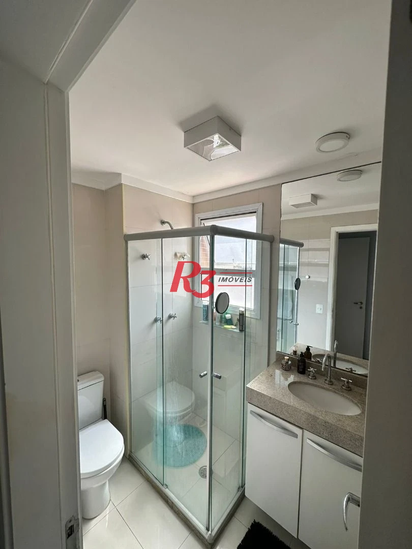 Apartamento com 3 dormitórios à venda, 87 m² por R$ 1.200.000,00 - Pompéia - Santos/SP