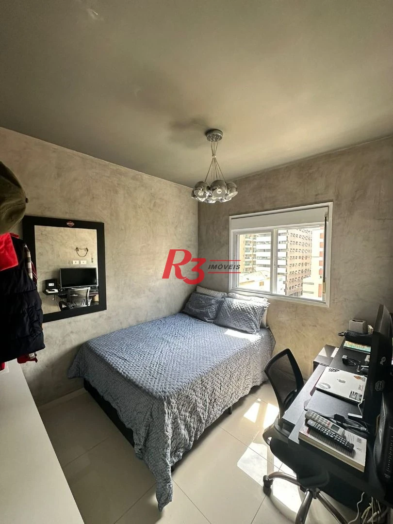 Apartamento com 3 dormitórios à venda, 87 m² por R$ 1.200.000,00 - Pompéia - Santos/SP