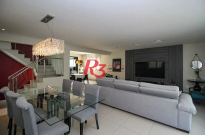Casa com 4 dormitórios à venda, 240 m² por R$ 2.600.000,00 - Ponta da Praia - Santos/SP