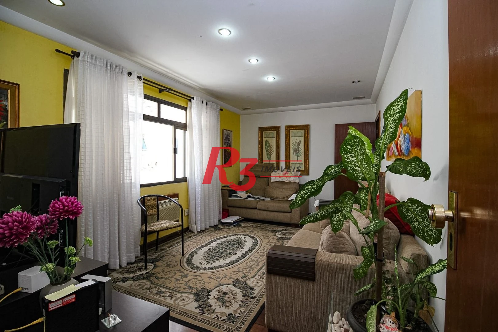 Apartamento com 4 suítes, Vista parcial do Mar, à venda, 289 m² por R$ 1.590.000 - Ponta da Praia - Santos/SP