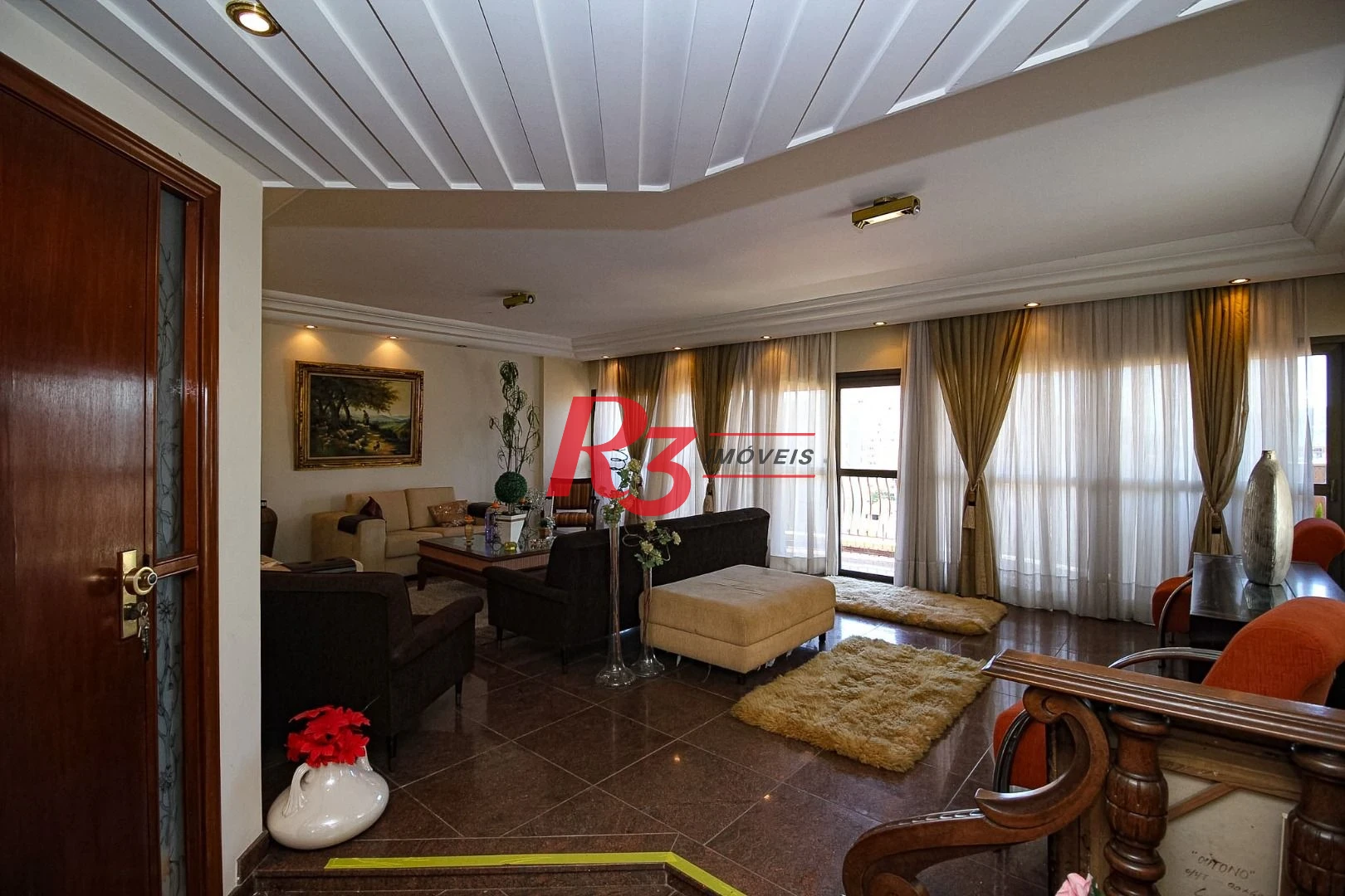 Apartamento com 4 suítes, Vista parcial do Mar, à venda, 289 m² por R$ 1.590.000 - Ponta da Praia - Santos/SP