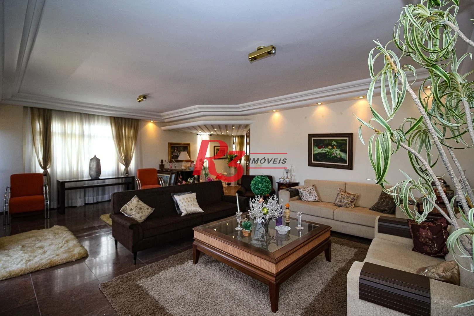 Apartamento com 4 suítes, Vista parcial do Mar, à venda, 289 m² por R$ 1.590.000 - Ponta da Praia - Santos/SP