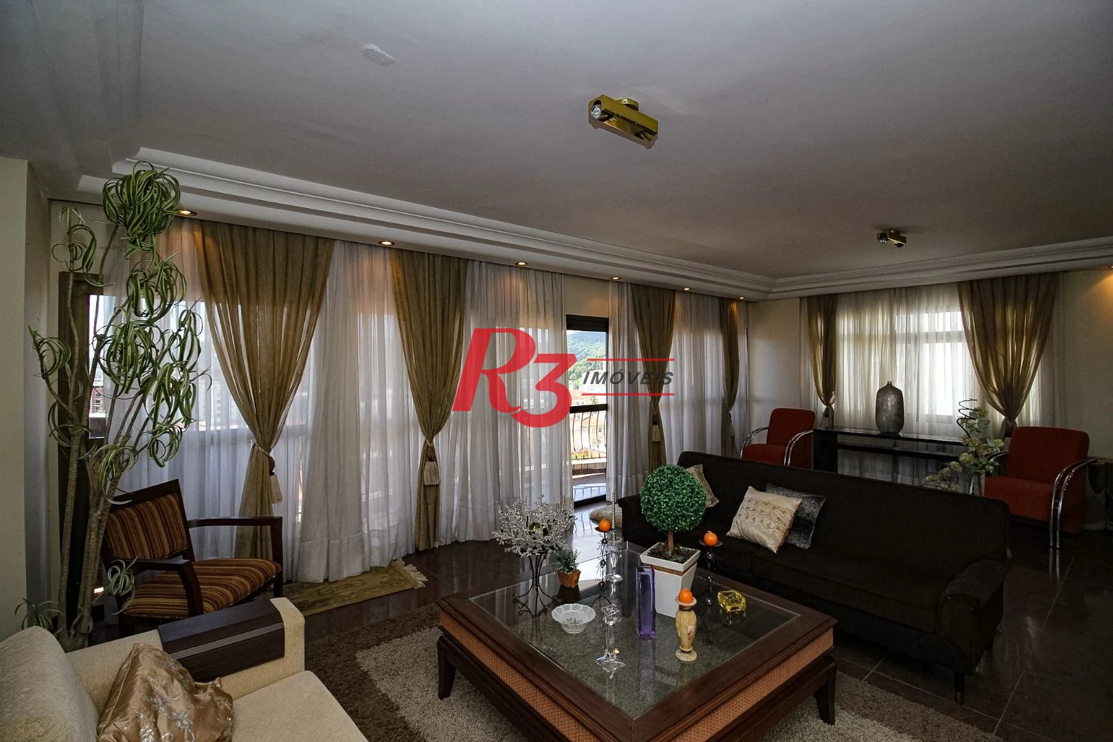 Apartamento com 4 suítes, Vista parcial do Mar, à venda, 289 m² por R$ 1.590.000 - Ponta da Praia - Santos/SP