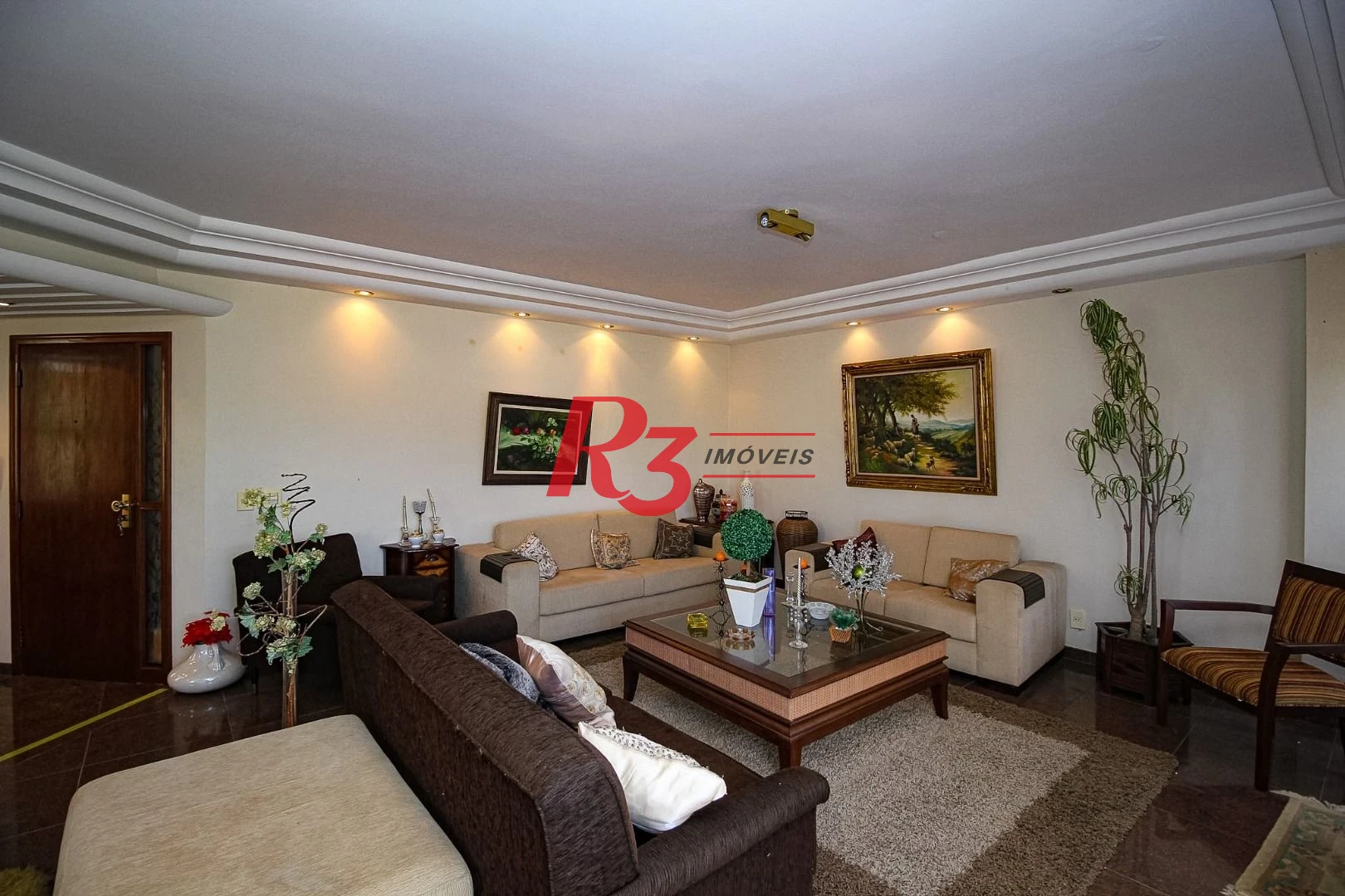 Apartamento com 4 suítes, Vista parcial do Mar, à venda, 289 m² por R$ 1.590.000 - Ponta da Praia - Santos/SP
