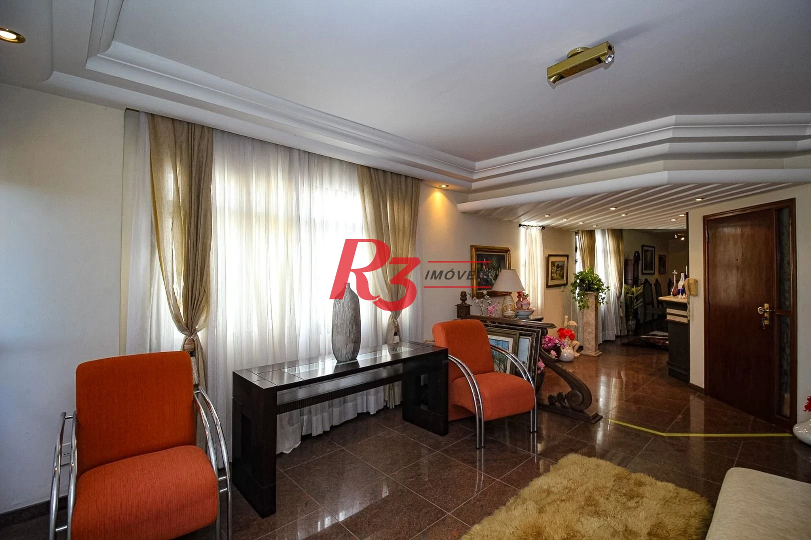 Apartamento com 4 suítes, Vista parcial do Mar, à venda, 289 m² por R$ 1.590.000 - Ponta da Praia - Santos/SP