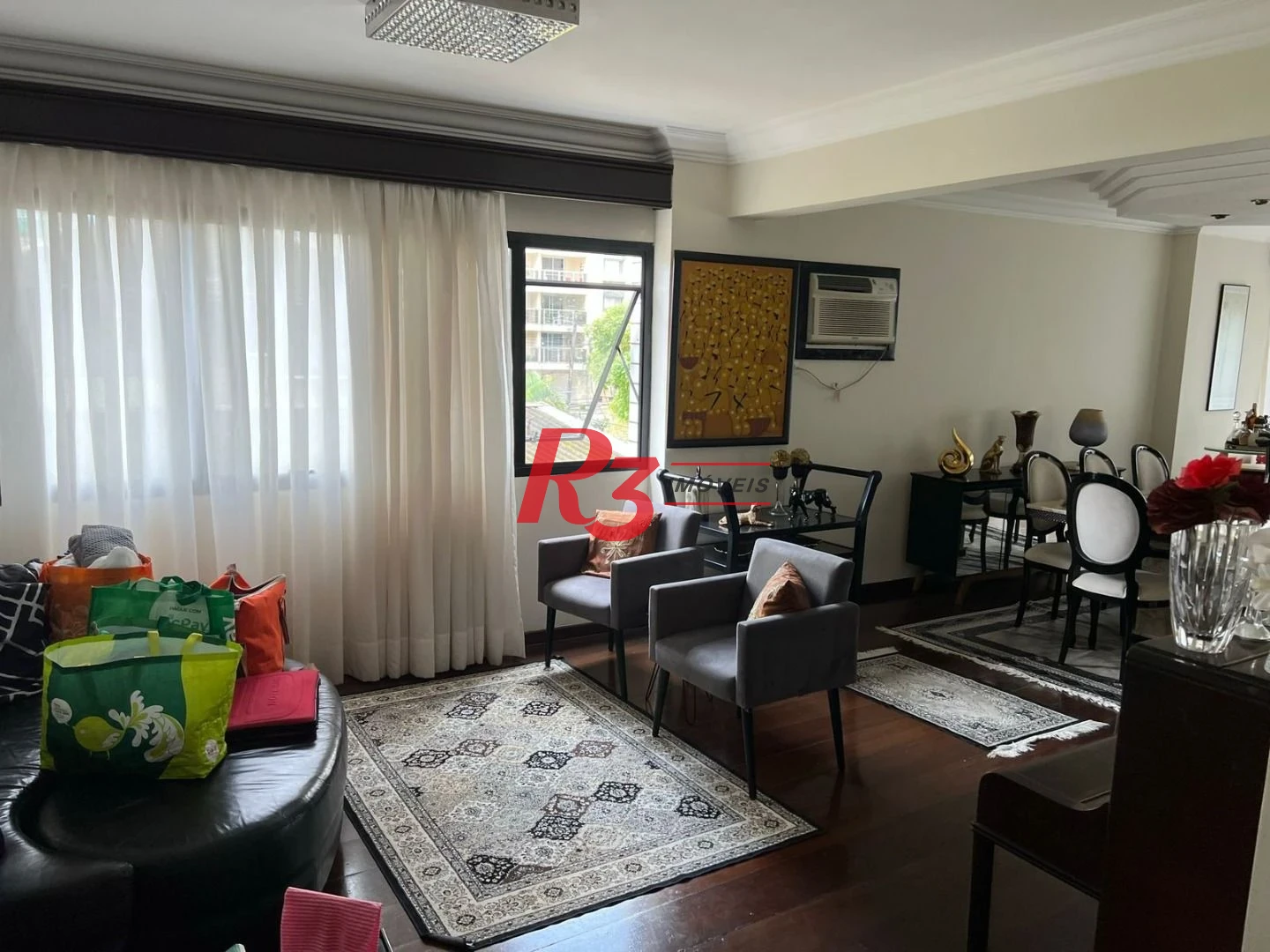 Apartamento com 3 dormitórios à venda, 228 m² por R$ 1.350.000,00 - Boqueirão - Santos/SP
