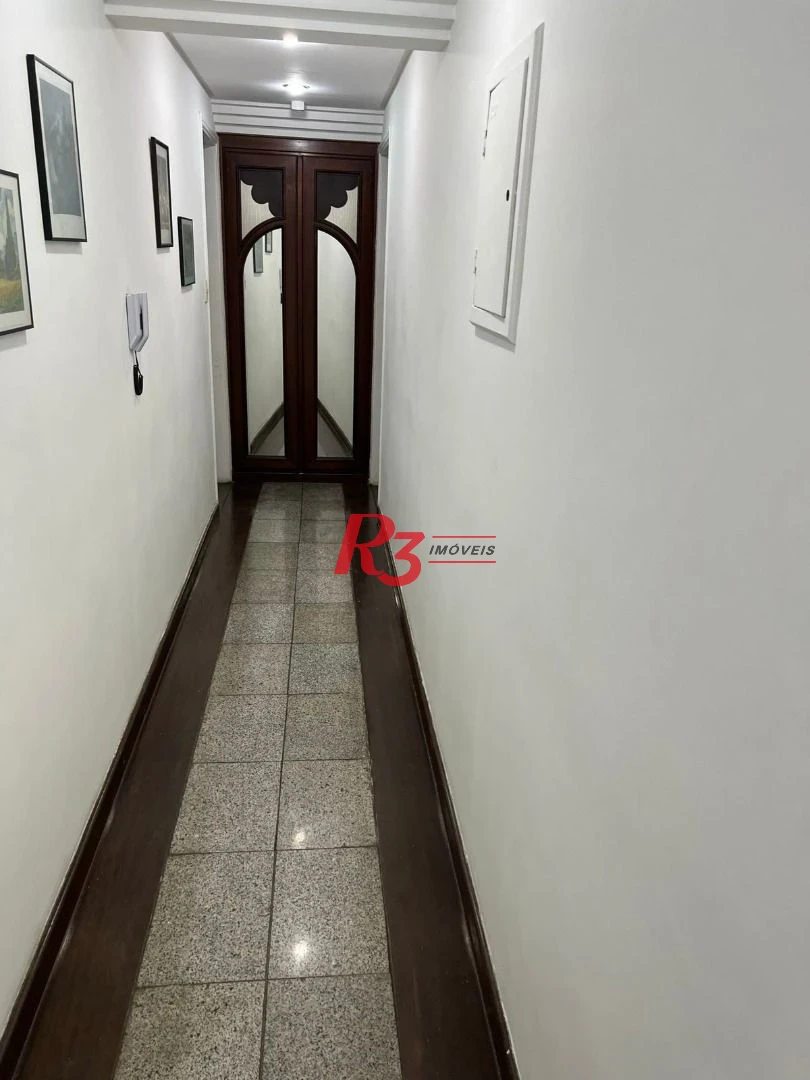 Apartamento com 3 dormitórios à venda, 228 m² por R$ 1.350.000,00 - Boqueirão - Santos/SP