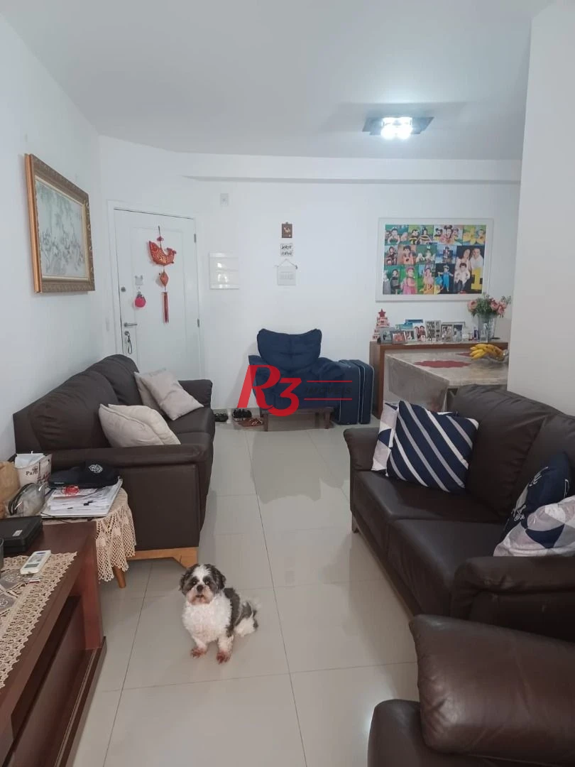 Apartamento à venda, 84 m² por R$ 670.000,00 - Marapé - Santos/SP