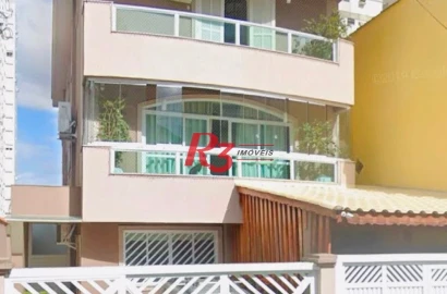 Casa à venda, 286 m² por R$ 3.890.000,00 - Embaré - Santos/SP