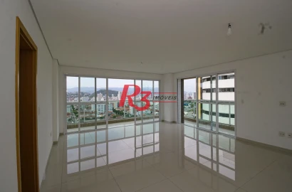 Cobertura com 4 dormitórios à venda, 413 m² por R$ 3.850.000,00 - Pompéia - Santos/SP
