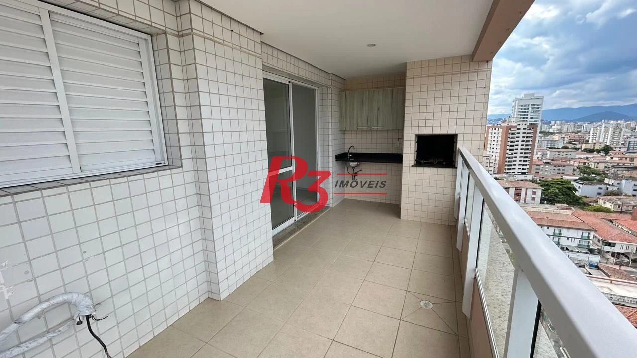 Apartamento para alugar, 92 m² por R$ 5.000,02/mês - Ponta da Praia - Santos/SP