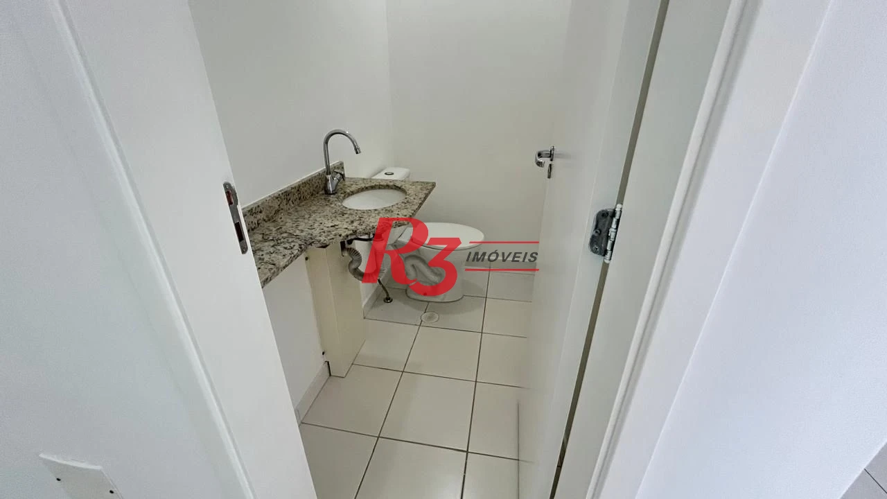 Apartamento para alugar, 92 m² por R$ 5.000,02/mês - Ponta da Praia - Santos/SP