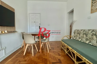 Apartamento com 3 dormitórios à venda, 80 m² por R$ 730.000,00 - Gonzaga - Santos/SP