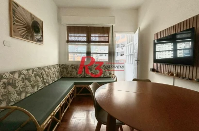Apartamento com 3 dormitórios à venda, 80 m² por R$ 730.000,00 - Gonzaga - Santos/SP