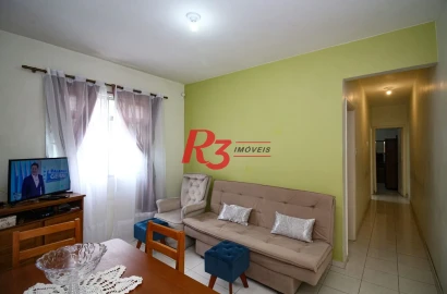 Apartamento com 2 dormitórios à venda, 75 m² por R$ 350.000,00 - Marapé - Santos/SP
