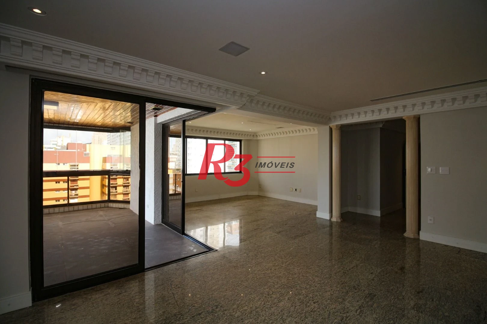 Apartamento para alugar, 377 m² por R$ 18.720,97/mês - Gonzaga - Santos/SP