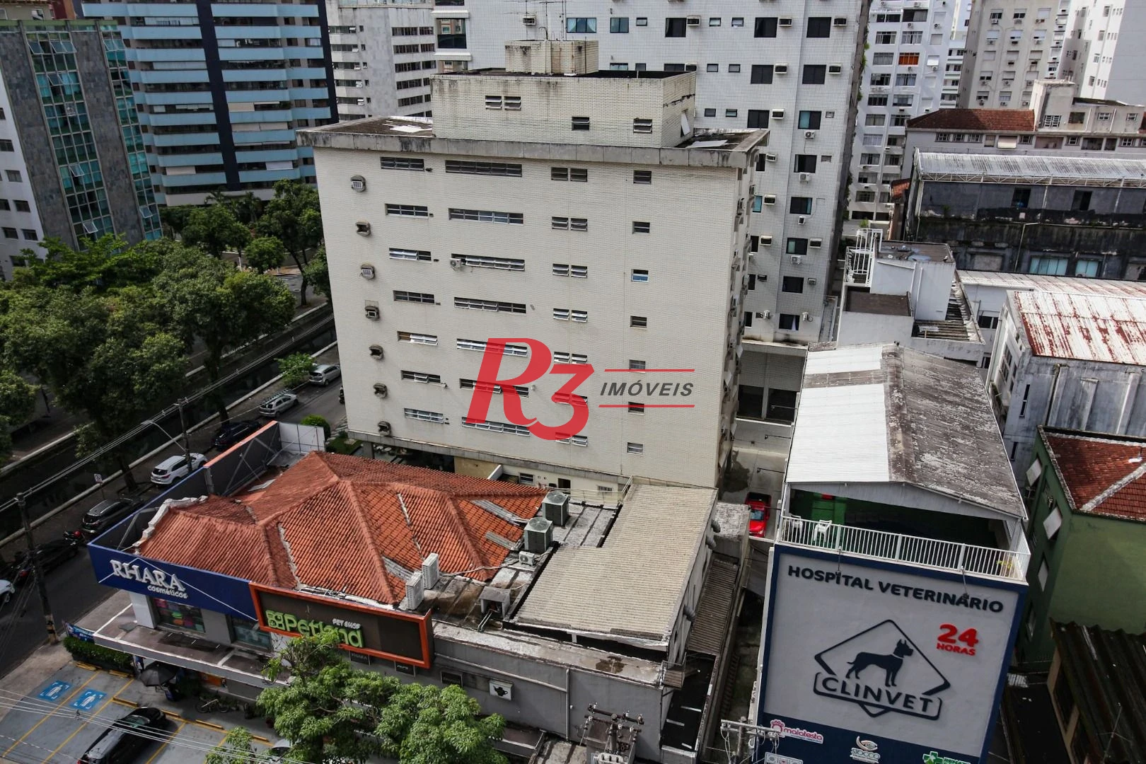 Apartamento para alugar, 377 m² por R$ 18.720,97/mês - Gonzaga - Santos/SP