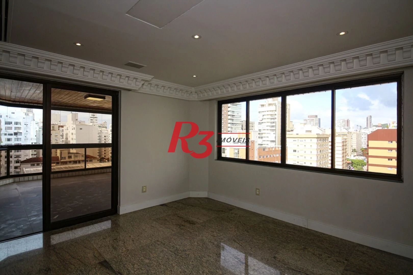 Apartamento para alugar, 377 m² por R$ 18.720,97/mês - Gonzaga - Santos/SP