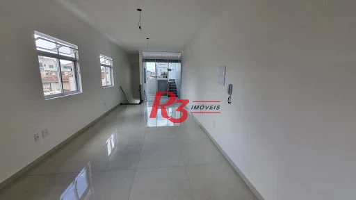 SOBREPOSTA DUPLEX SUPERIOR NOVINHA!  CASA 1 -À VENDA, 155 m² por R$ 1.175.000 - Embaré - Santos/SP