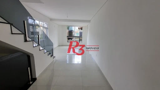 SOBREPOSTA DUPLEX SUPERIOR NOVINHA!  CASA 1 -À VENDA, 155 m² por R$ 1.175.000 - Embaré - Santos/SP