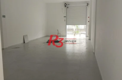 Loja para alugar, 86 m² por R$ 7.150,00/mês - Areia Branca - Santos/SP