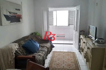 Apartamento com 1 dormitório à venda, 78 m² por R$ 340.000,00 - Itararé - São Vicente/SP