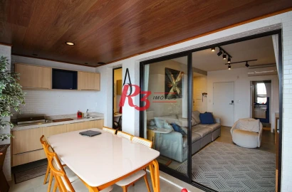 Apartamento com 2 quartos à venda, 63 m² por R$ 1.808.000 - Boqueirão - Santos/SP