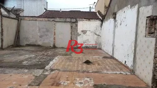 Terreno à venda, 98 m² por R$ 580.000,00 - Embaré - Santos/SP