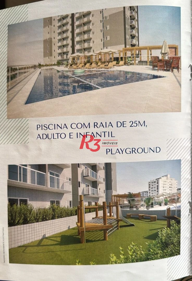 Apartamento à venda, 38 m² por R$ 590.000,00 - Macuco - Santos/SP