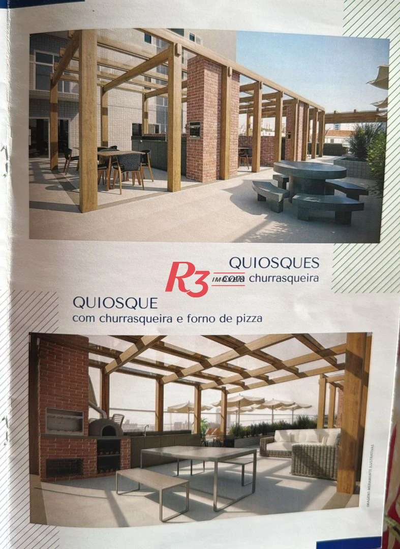 Apartamento à venda, 38 m² por R$ 590.000,00 - Macuco - Santos/SP