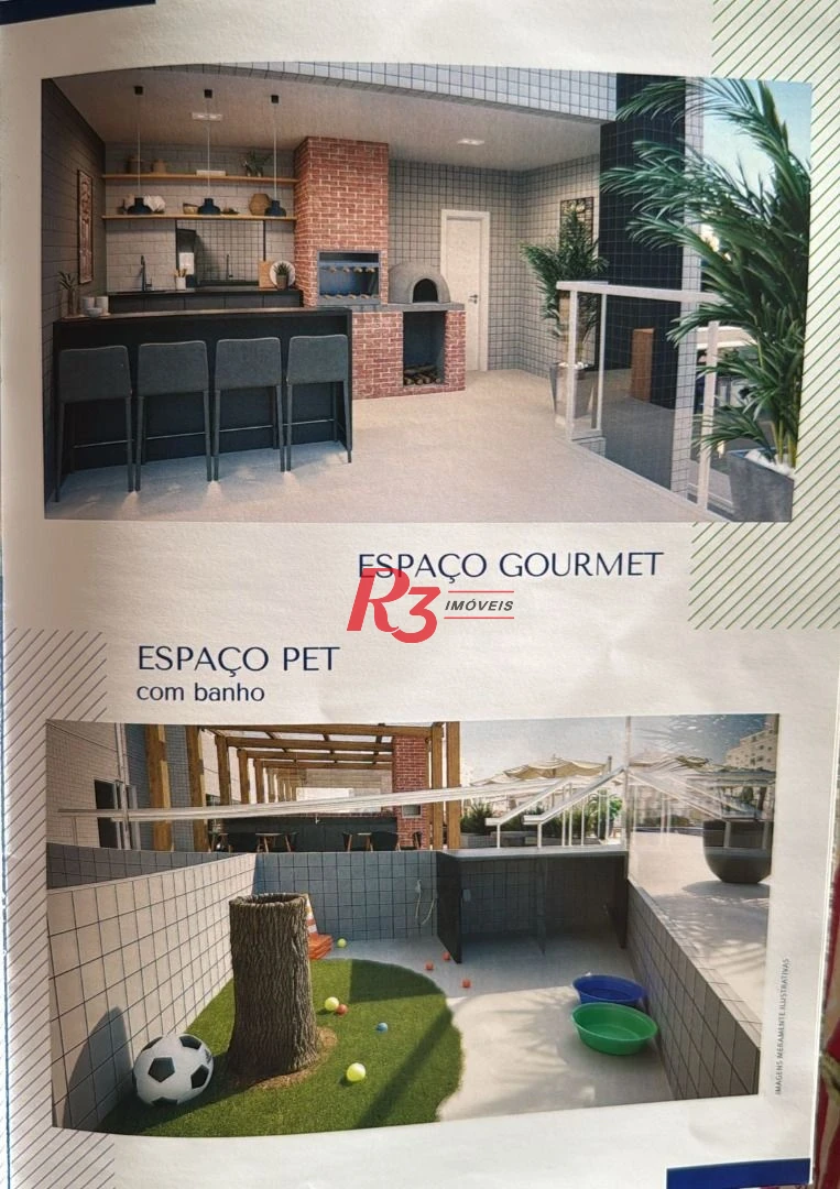 Apartamento à venda, 38 m² por R$ 590.000,00 - Macuco - Santos/SP