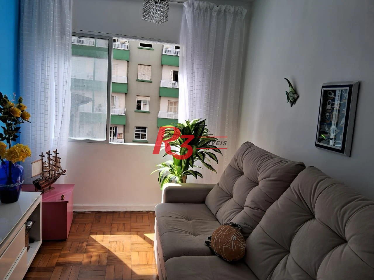 Apartamento com 1 dormitório à venda, 37 m² por R$ 345.000,00 - Embaré - Santos/SP
