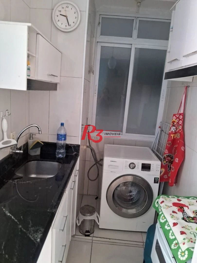 Apartamento com 1 dormitório à venda, 37 m² por R$ 345.000,00 - Embaré - Santos/SP